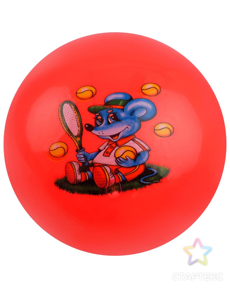 Мяч детский «Животные», d=25 см, 75 г, PVC, цвета МИКС арт. СМЛ-52739-1-СМЛ0000441535 8