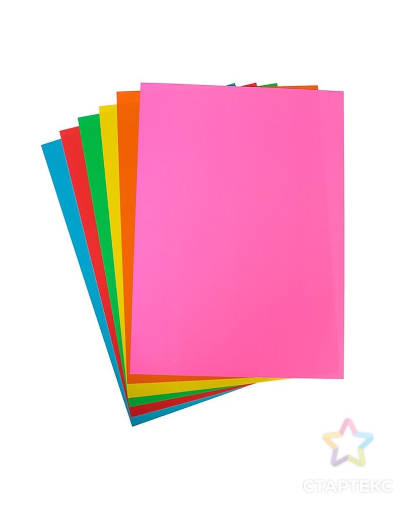 Картон цветной двусторонний А3, 6 листов 6 цветов «Страна чудес. Фламинго», мелованный арт. СМЛ-185506-1-СМЛ0004416097 2
