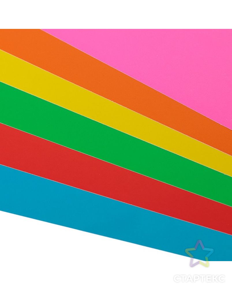 Картон цветной двусторонний А3, 6 листов 6 цветов «Страна чудес. Фламинго», мелованный арт. СМЛ-185506-1-СМЛ0004416097 3