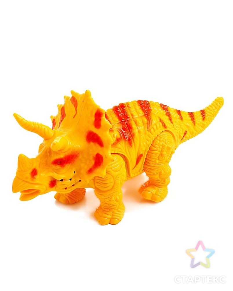 Динозавр «Трицератопс», работает от батареек, световые и звуковые эффекты арт. СМЛ-72307-1-СМЛ0004424322 2