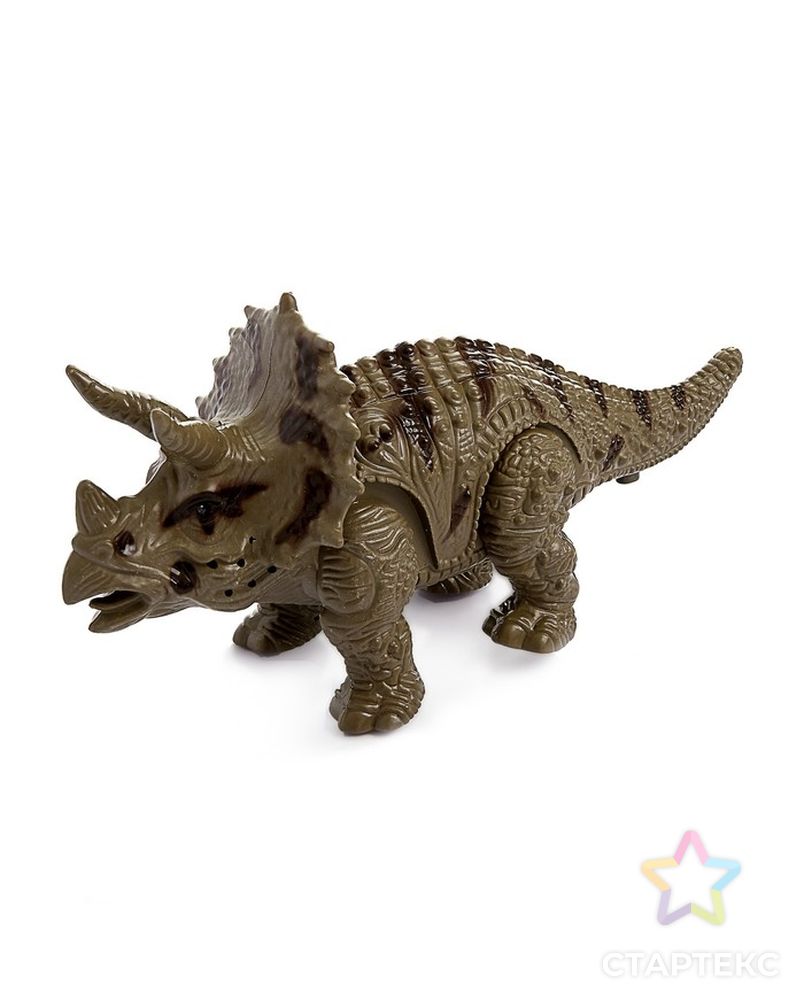 Динозавр «Трицератопс», работает от батареек, световые и звуковые эффекты арт. СМЛ-72307-1-СМЛ0004424322 5