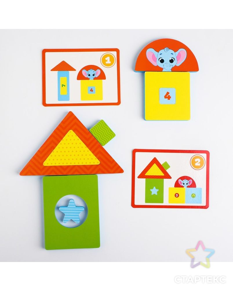 Детский развивающий игровой набор "Маленький строитель" EVA+карточки арт. СМЛ-101840-1-СМЛ0004429093 2