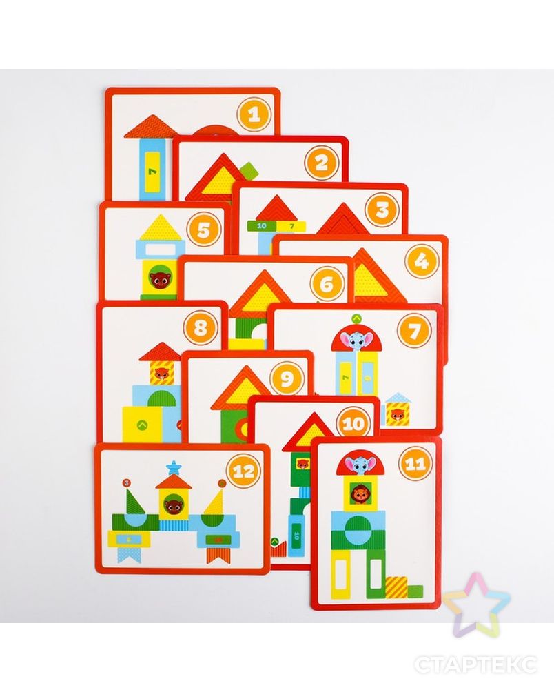 Детский развивающий игровой набор "Маленький строитель" EVA+карточки арт. СМЛ-101840-1-СМЛ0004429093 4