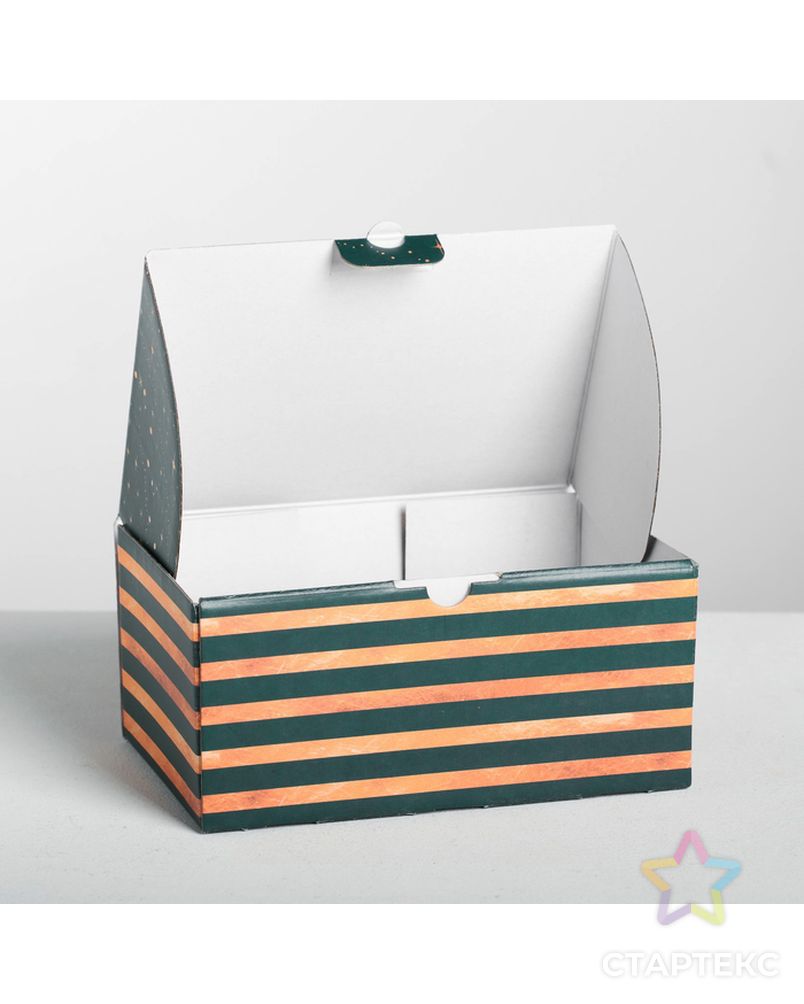 Складная коробка «С наилучшими пожеланиями», 22 × 15 × 10 см арт. СМЛ-98449-1-СМЛ0004429453 3