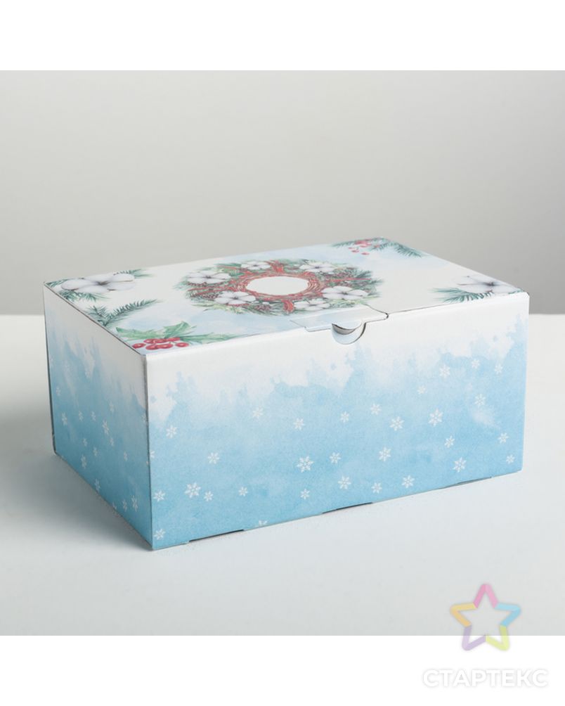 Складная коробка «Снежной зимы», 22 × 15 × 10 см арт. СМЛ-98453-1-СМЛ0004429456 2