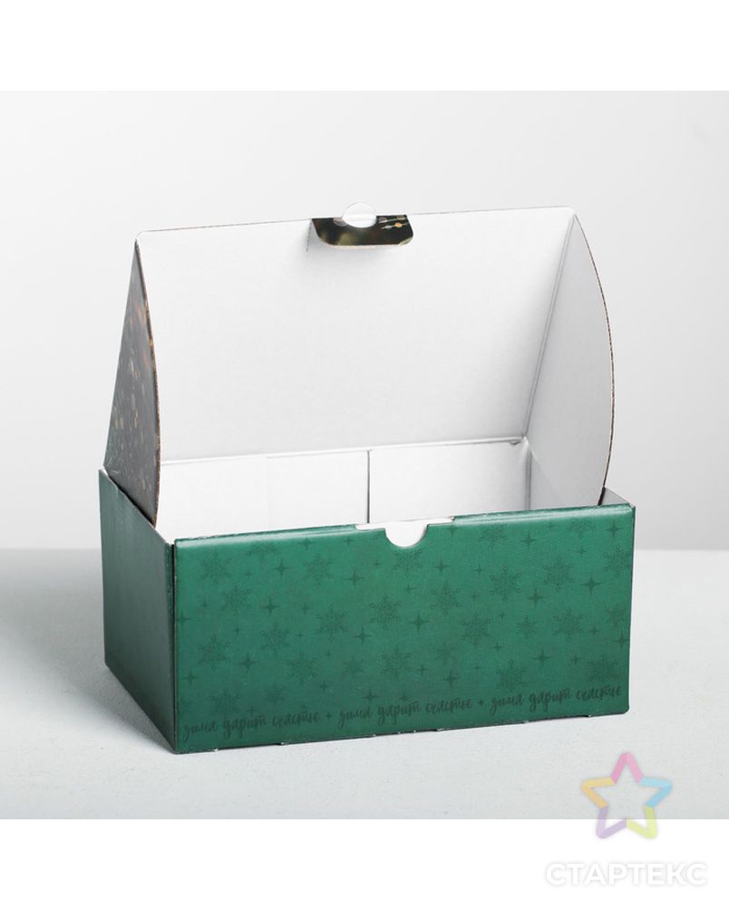 Складная коробка «Зимняя сказка», 22 × 15 × 10 см арт. СМЛ-98451-1-СМЛ0004429458 3