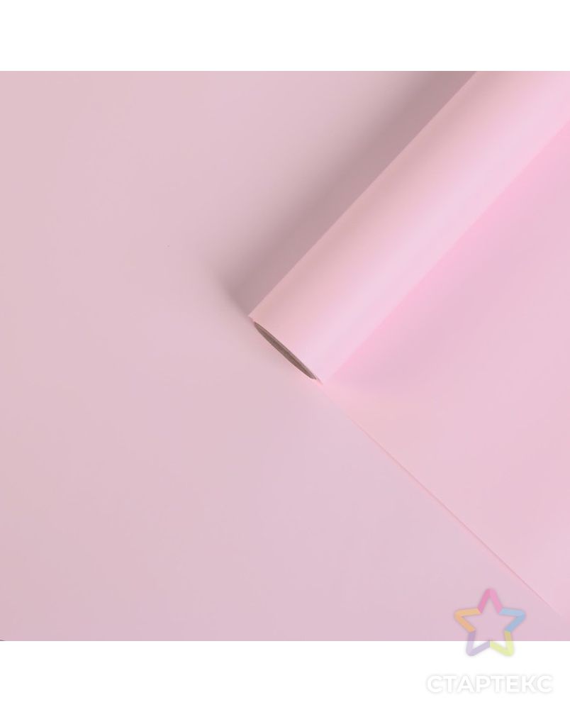 Пленка для цветов "Перламутр", нежно-розовый, 58 см х 5 арт. СМЛ-119297-1-СМЛ0004435666 3