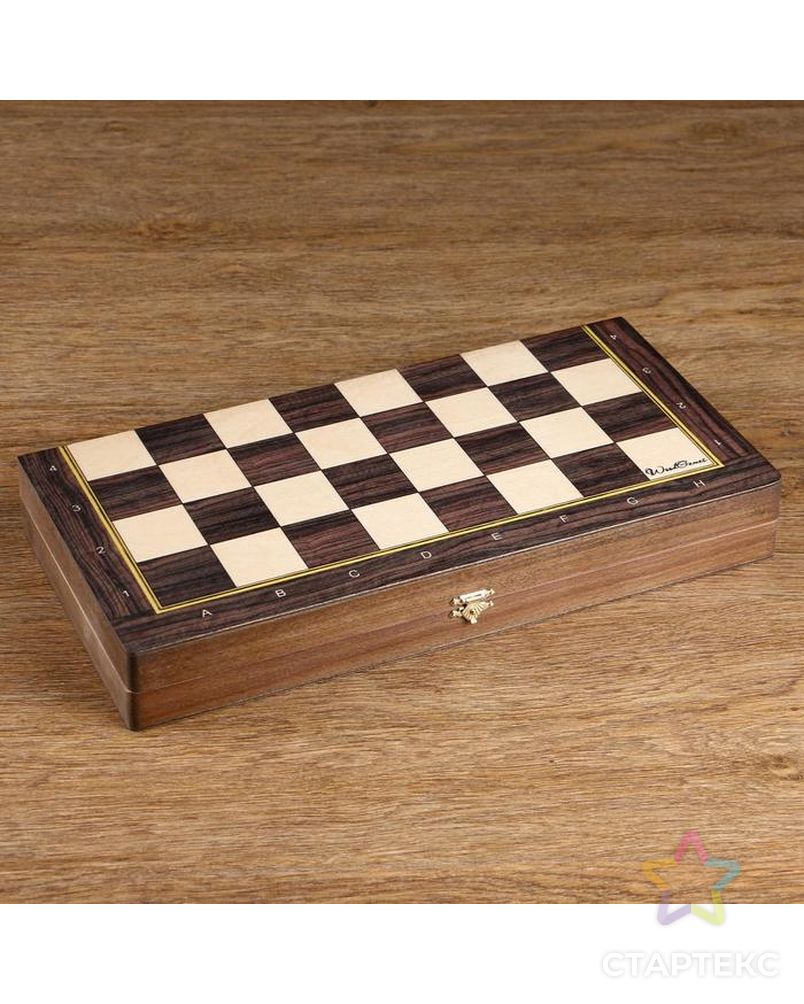 Шахматы "Рапид", (доска 37х37 см, бук, король h=9 см, пешка h=4.4 см) без утяжеления арт. СМЛ-68176-1-СМЛ0004438241 4