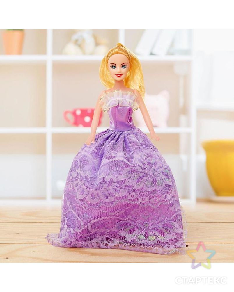 Кукла модель «Лиза» в платье, цвета МИКС арт. СМЛ-73376-1-СМЛ0004438524 2