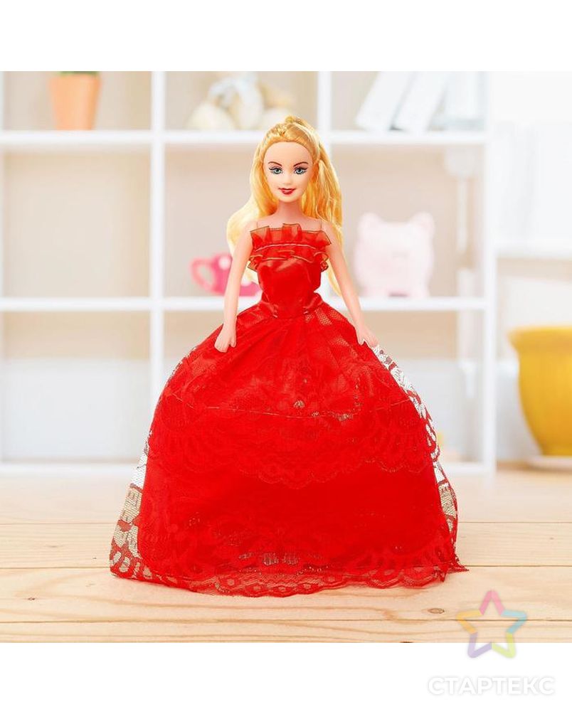 Кукла модель «Лиза» в платье, цвета МИКС арт. СМЛ-73376-1-СМЛ0004438524 3