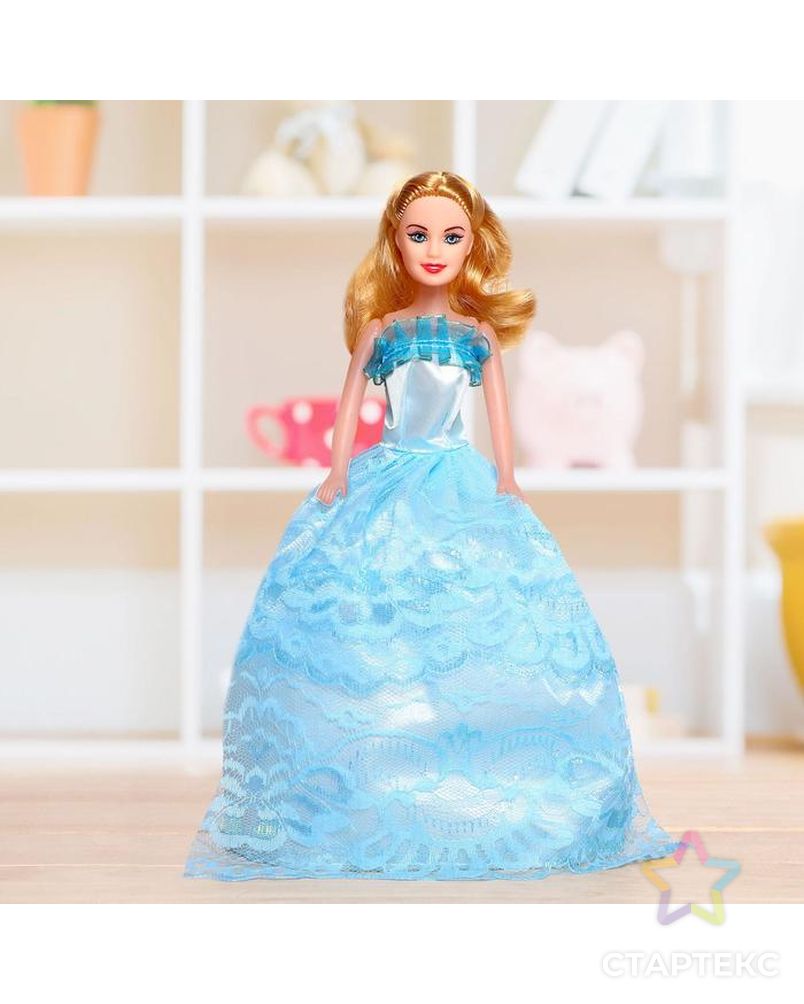 Кукла модель «Лиза» в платье, цвета МИКС арт. СМЛ-73376-1-СМЛ0004438524 4