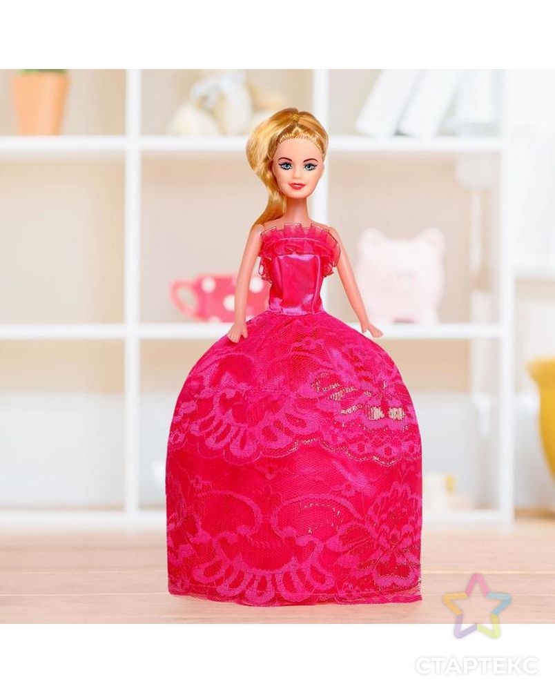 Кукла модель «Лиза» в платье, цвета МИКС арт. СМЛ-73376-1-СМЛ0004438524 5