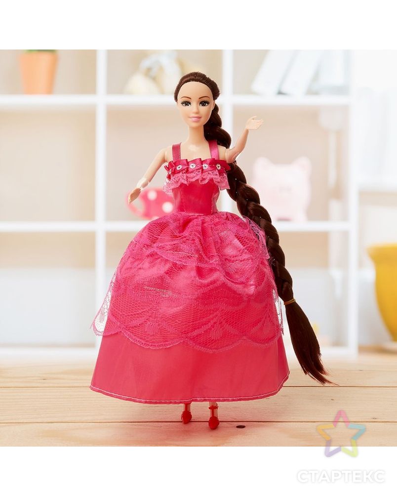 Кукла модель «Лера» в платье, цвета МИКС арт. СМЛ-112880-1-СМЛ0004438533