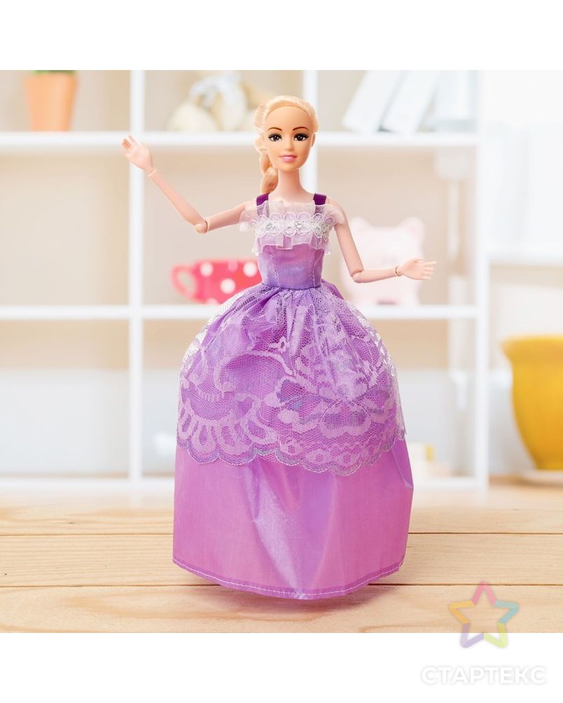Кукла модель «Лера» в платье, цвета МИКС арт. СМЛ-112880-1-СМЛ0004438533 4