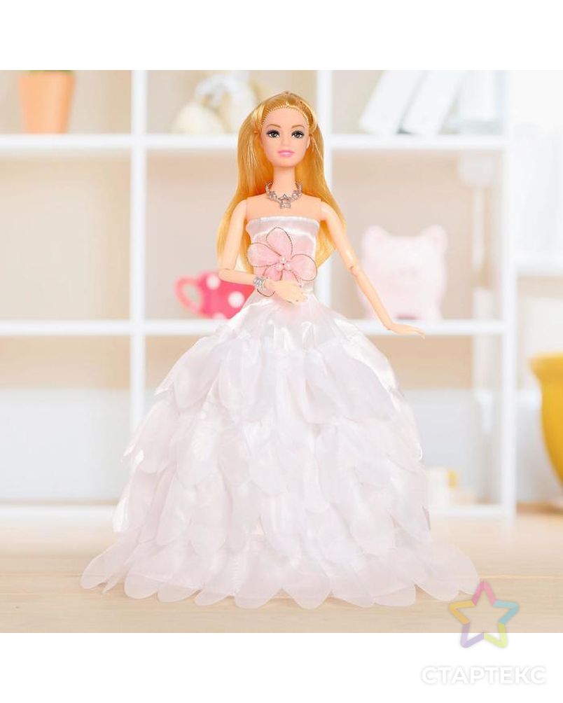 Кукла модель шарнирная «Катя» в платье, МИКС арт. СМЛ-73384-1-СМЛ0004438600 4