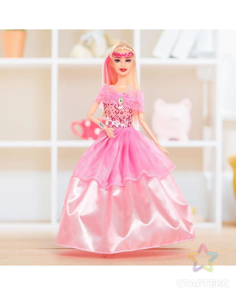Кукла модель шарнирная «Катя» в платье, МИКС арт. СМЛ-73384-1-СМЛ0004438600 5