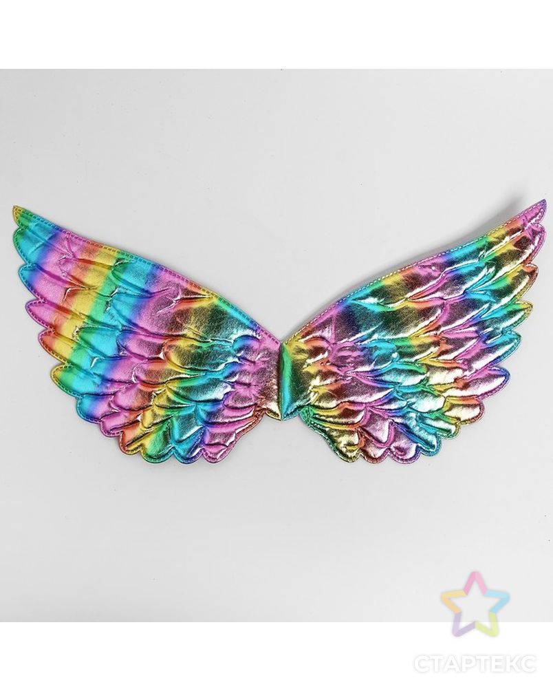 Карнавальные крылья «Ангелочек», для детей, разноцветные арт. СМЛ-71606-1-СМЛ0004440586 1