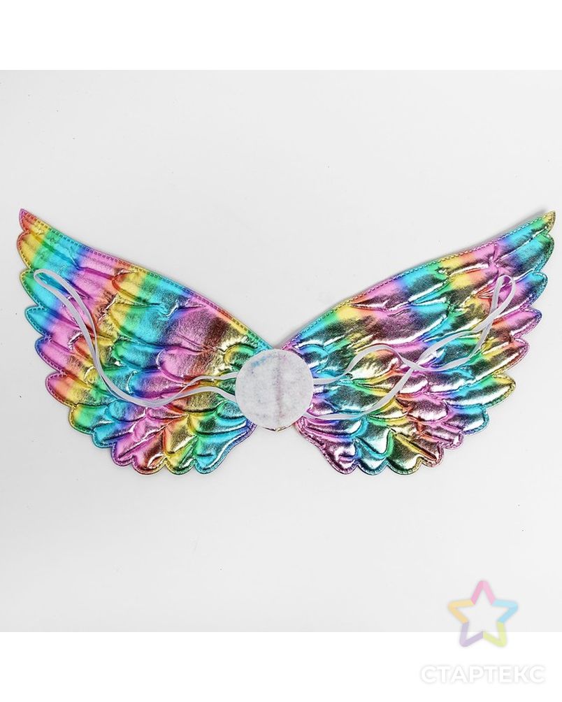 Карнавальные крылья «Ангелочек», для детей, разноцветные арт. СМЛ-71606-1-СМЛ0004440586 2