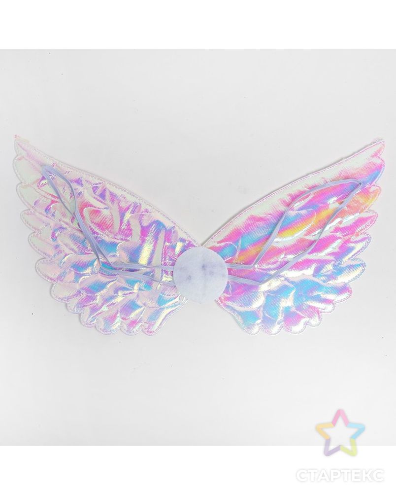 Карнавальные крылья «Ангелочек», для детей, цвет белый арт. СМЛ-71609-1-СМЛ0004440589