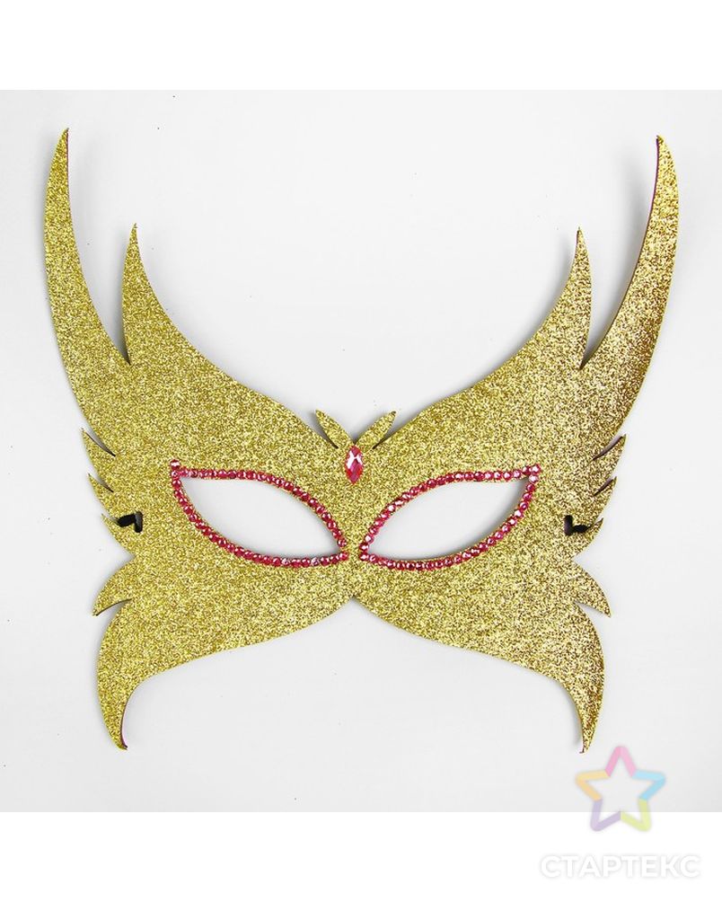 Карнавальная маска «Загадка», цвет золотой арт. СМЛ-72662-1-СМЛ0004442232 1