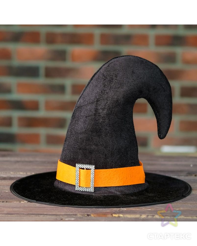 Карнавальная шляпа «Ведьма» арт. СМЛ-71305-1-СМЛ0004449307 1