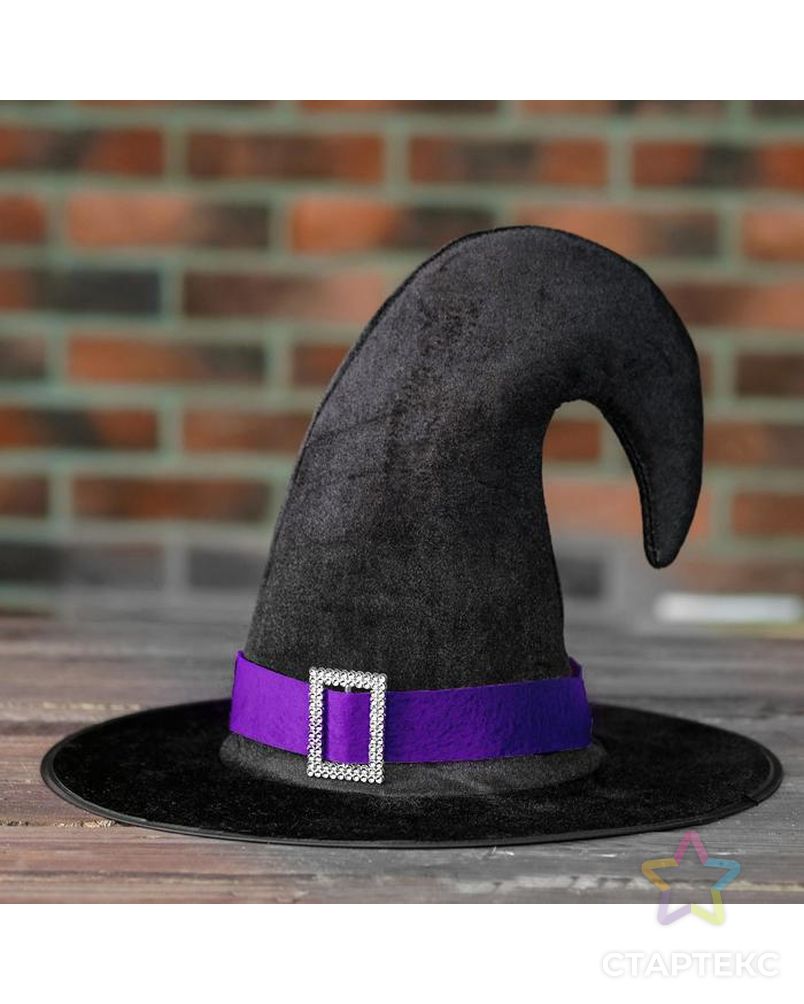 Карнавальная шляпа «Ведьма» арт. СМЛ-71305-1-СМЛ0004449307 4