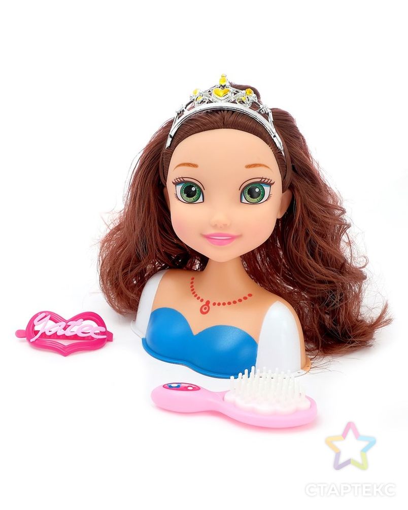Кукла-манекен для создания причёсок «Анна» с аксессуарами арт. СМЛ-74193-1-СМЛ0004454454 1