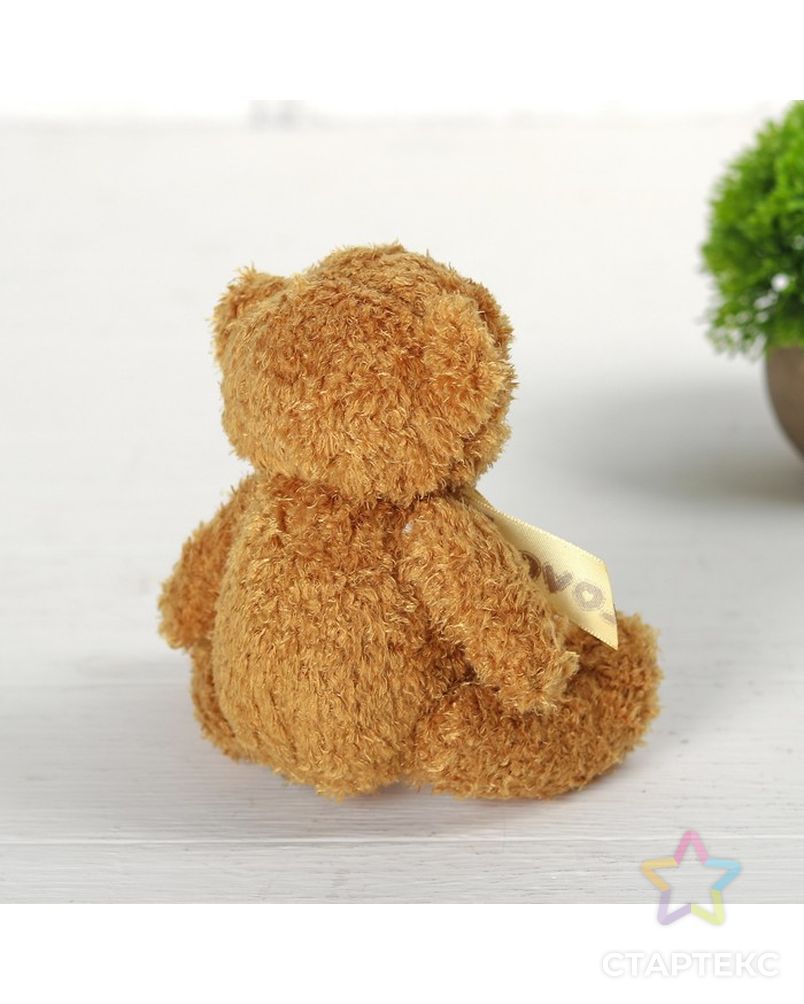 Мягкая игрушка «Медведь с бантом», цвет МИКС арт. СМЛ-74895-1-СМЛ0004462338 2
