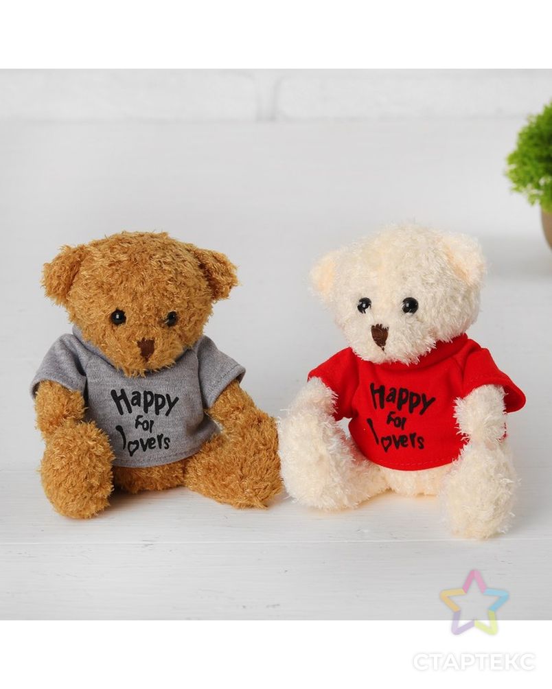 Мягкая игрушка «Медведь в свитере», 20 см, цвета МИКС арт. СМЛ-99372-2-СМЛ0004462344 3