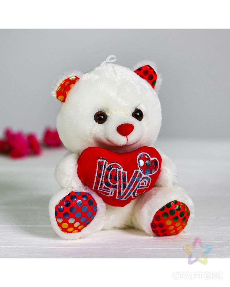 Мягкая игрушка «Медведь с сердцем» арт. СМЛ-72576-1-СМЛ0004471230 1