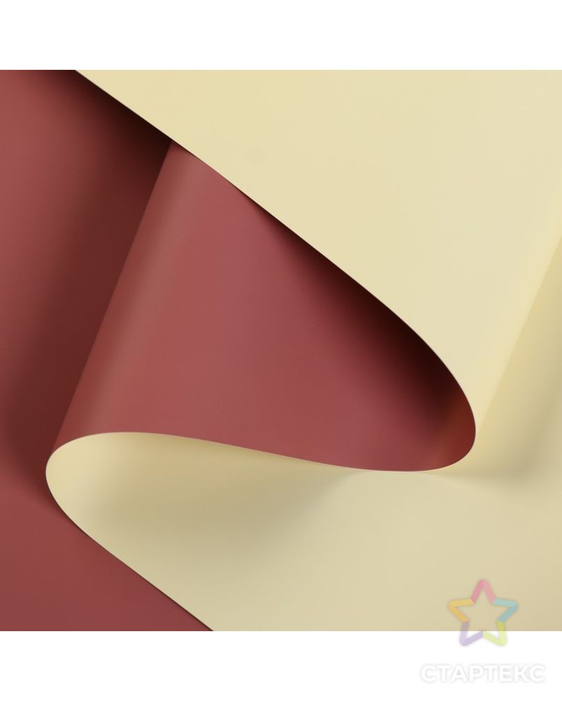 Пленка матовая для цветов двухсторонняя "Зефир", персиково-бежевый, 0,6 х 10 м арт. СМЛ-99098-7-СМЛ0004475807 1