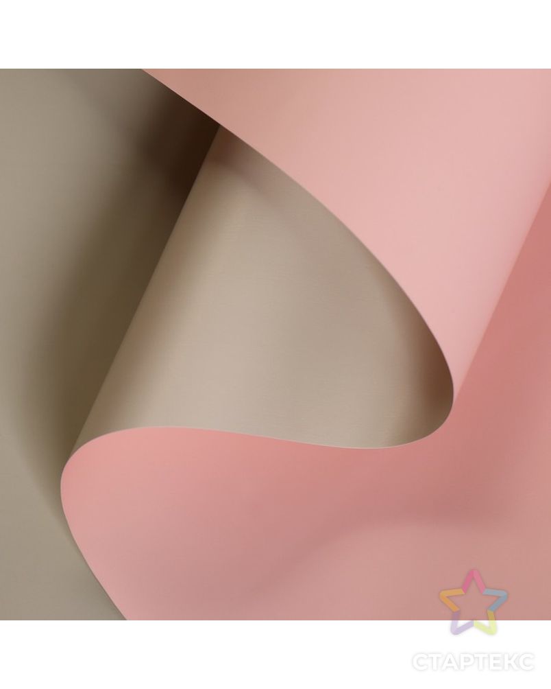 Пленка матовая для цветов двухсторонняя "Зефир", нежно розовый ,57 см х 5 м арт. СМЛ-125839-1-СМЛ0004475841 1