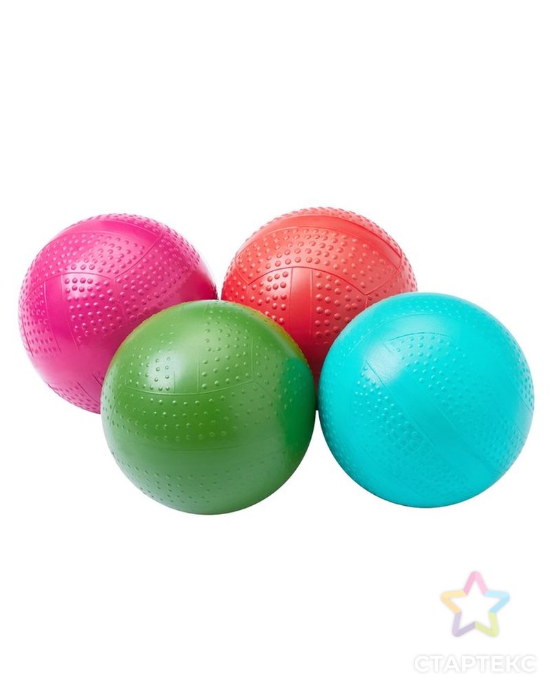 Мяч фактурный, диаметр 10 см, цвета МИКС арт. СМЛ-68767-1-СМЛ0004476180 1