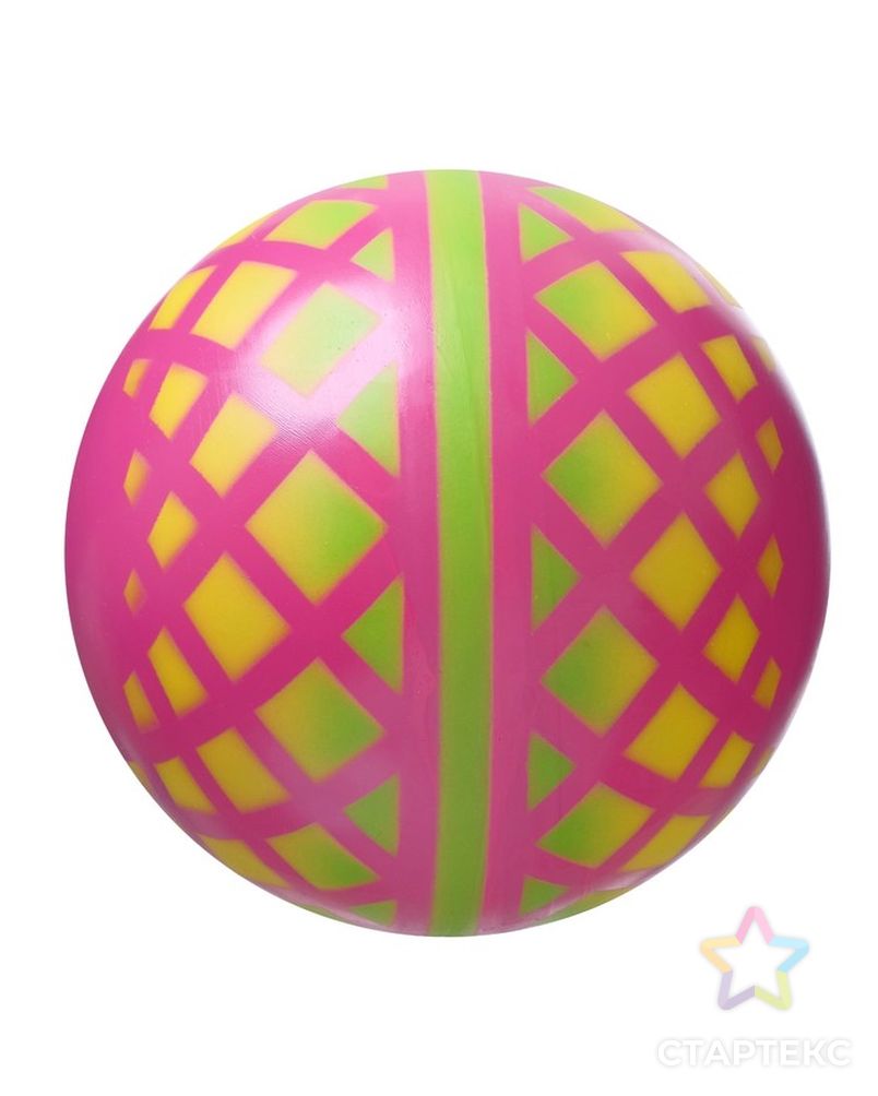 Мяч «Корзинка», диаметр 15 см, цвета МИКС арт. СМЛ-68771-1-СМЛ0004476184 3