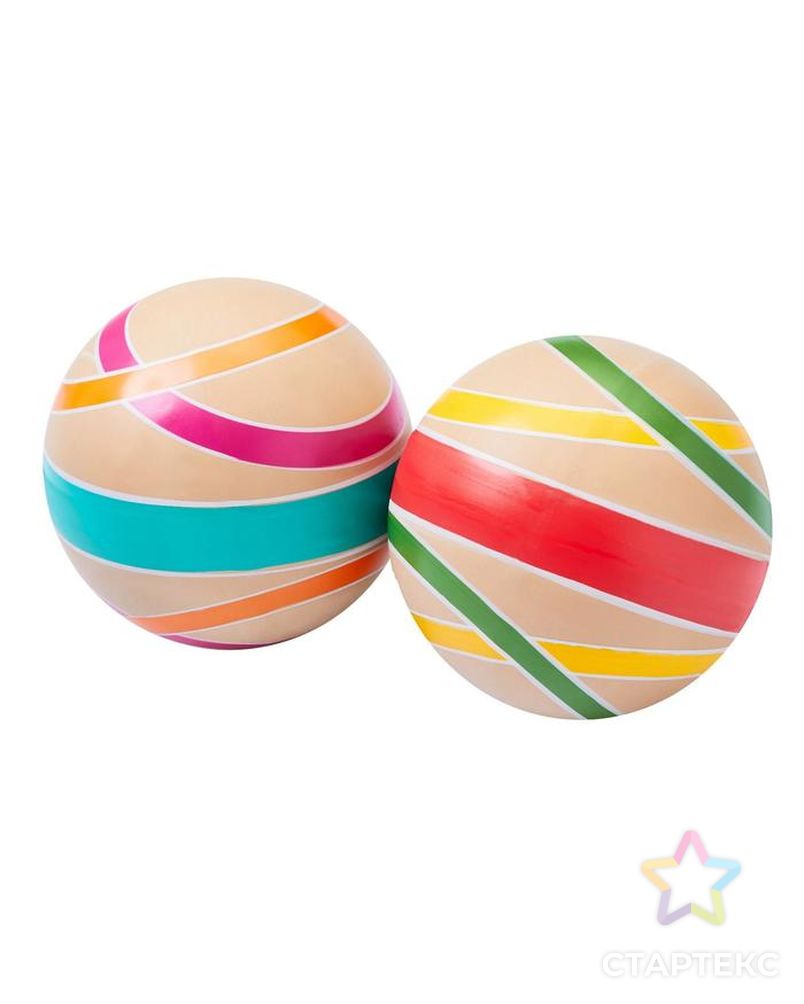 Мяч «Сатурн эко», диаметр 12,5 см, цвета МИКС арт. СМЛ-68776-1-СМЛ0004476189 1