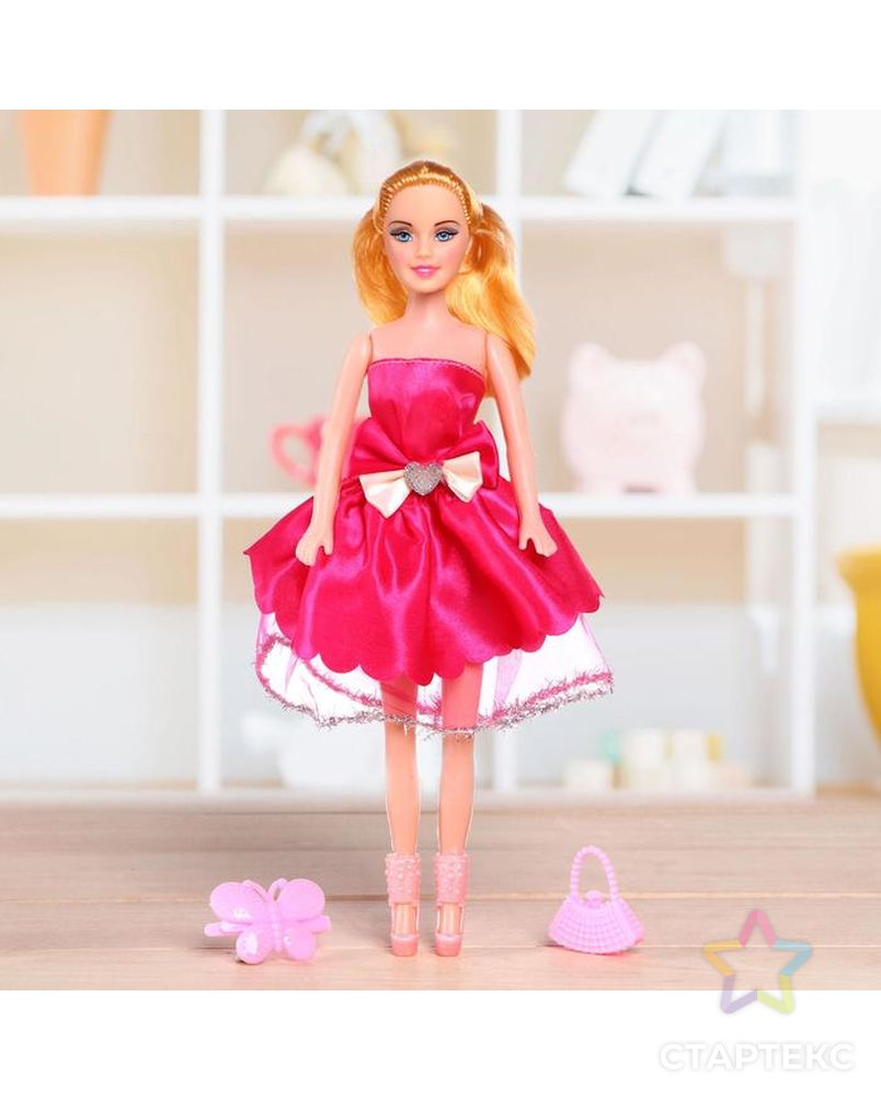 Кукла модель «Даша» в платье, МИКС арт. СМЛ-75239-1-СМЛ0004485134 3