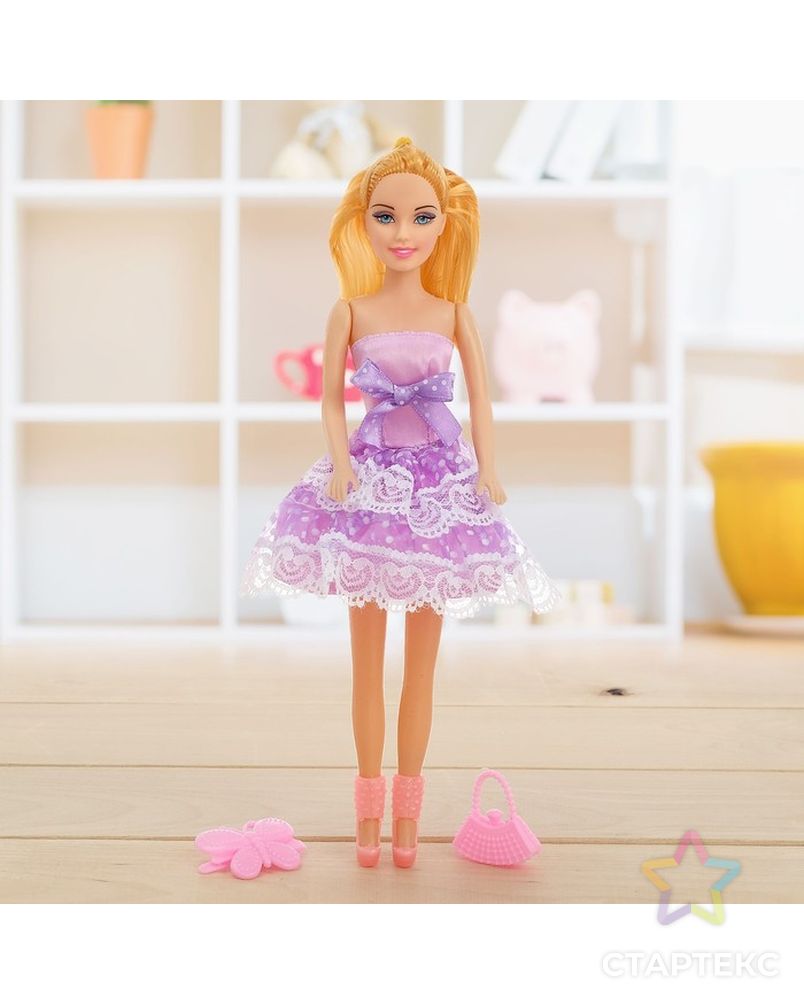 Кукла модель «Даша» в платье, МИКС арт. СМЛ-75239-1-СМЛ0004485134 5