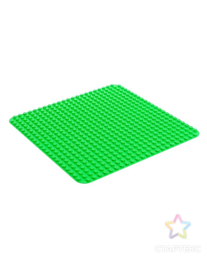 Пластина-основание для конструктора, 38,4*38,4 см, цвет зелёный арт. СМЛ-74114-1-СМЛ0004488587 1