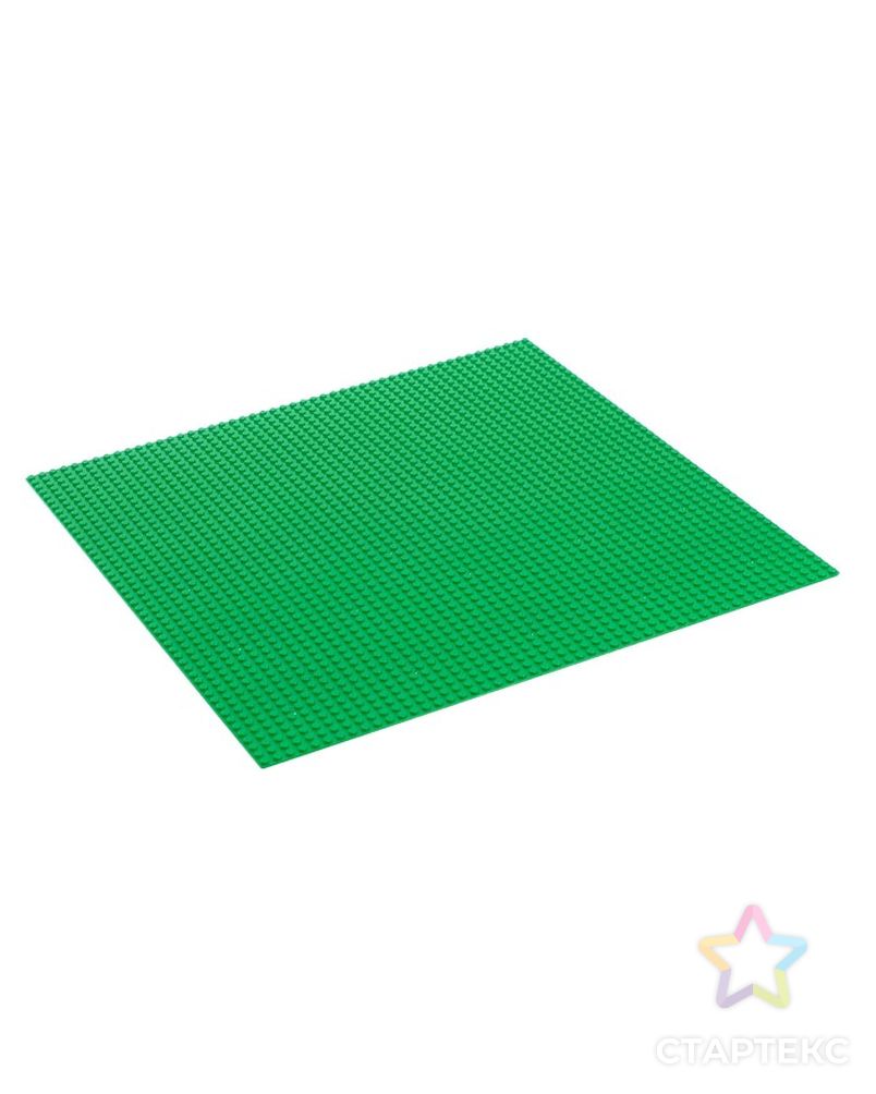 Пластина-основание для конструктора, 40 х 40 см, цвет зелёный арт. СМЛ-133271-1-СМЛ0004488590 1