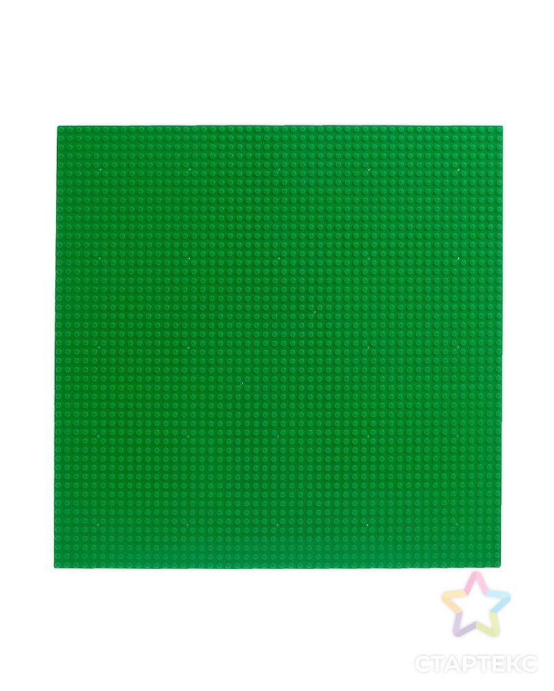 Пластина-основание для конструктора, 40 х 40 см, цвет зелёный арт. СМЛ-133271-1-СМЛ0004488590 2