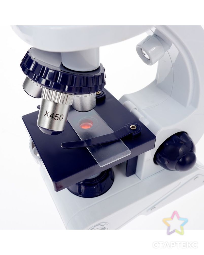 Микроскоп «Юный биолог», увеличение х80, х200, х450 арт. СМЛ-76149-1-СМЛ0004491908 2