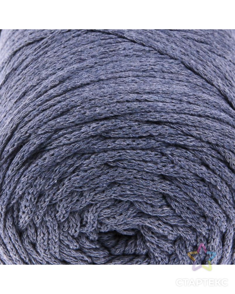 Пряжа-шнур "Macrame Cotton" 15% полиэстер, 85% хлопок 225м/250гр (781 красный) арт. СМЛ-23290-9-СМЛ0004493316