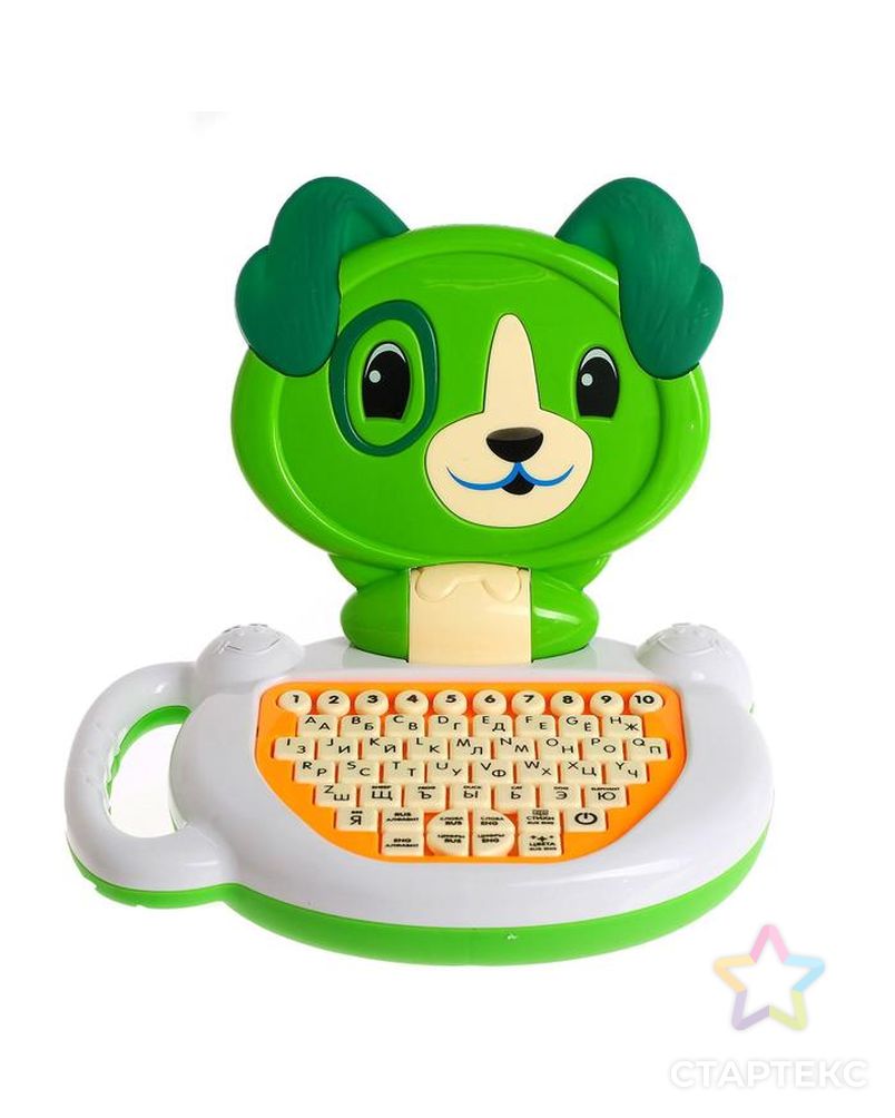 Обучающий компьютер "Собачка" цвет зеленый, звук арт. СМЛ-90510-1-СМЛ0004501310 3