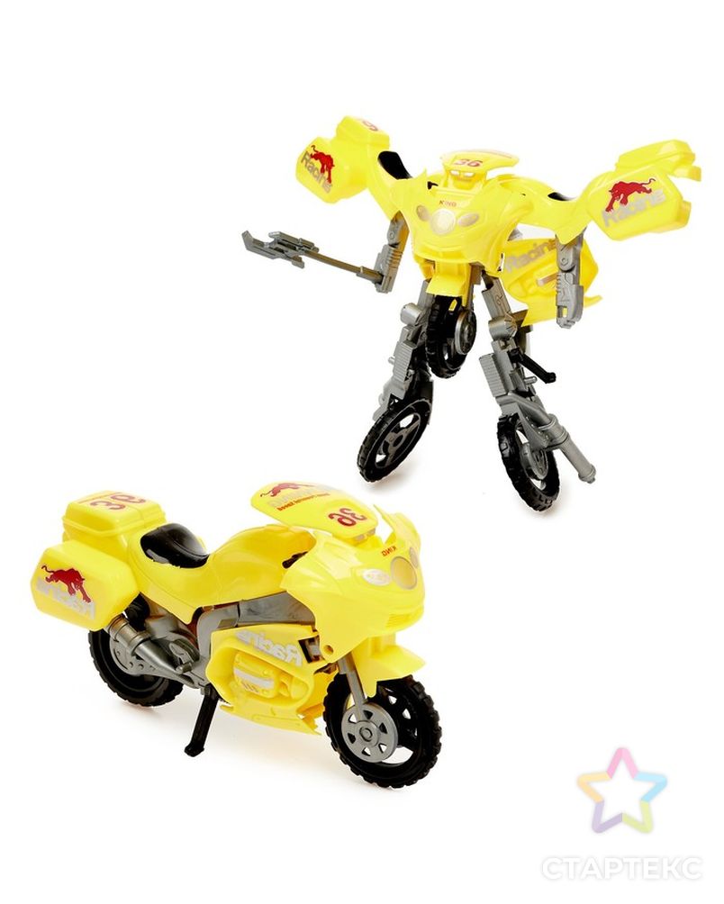 Робот-трансформер «Мотоцикл», цвета МИКС арт. СМЛ-75095-1-СМЛ0004505074 3