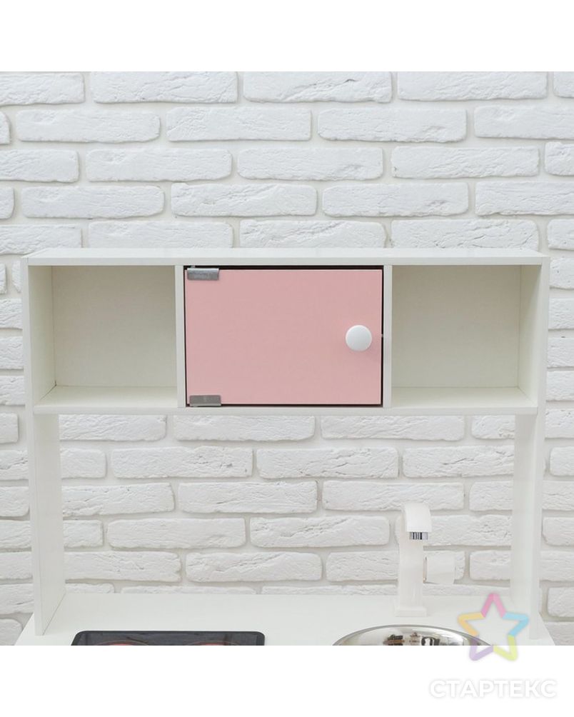 Игровая мебель «Кухонный гарнитур», световые и звуковые эффекты, цвет розовый, интерактивная панель арт. СМЛ-118157-1-СМЛ0004524590 3