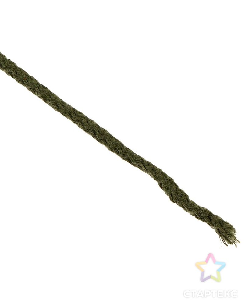 Шнур для вязания "Пухлый" 100% хлопок ширина 5мм 100м (т.синий) арт. СМЛ-23570-15-СМЛ0004524635 2