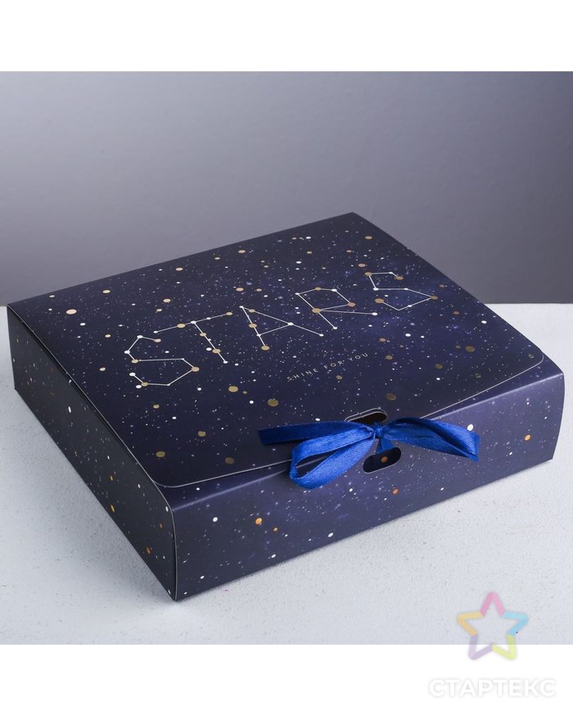 Коробка подарочная Stars, 16,5 х12,5 х5 см арт. СМЛ-99278-2-СМЛ0004532928 1