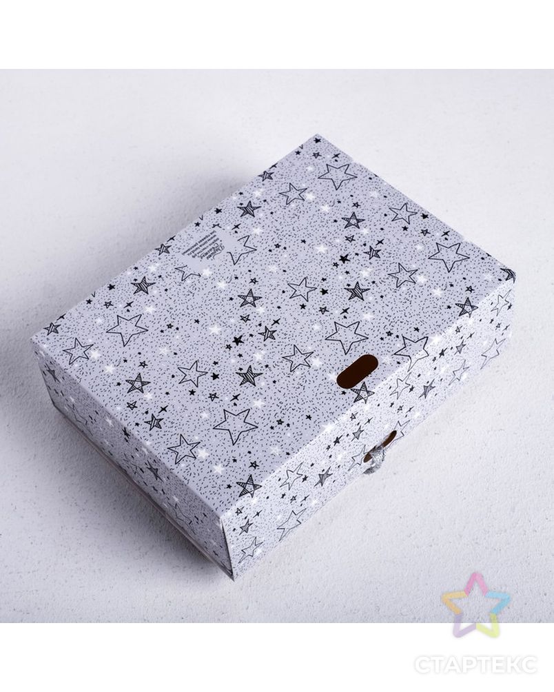 Коробка подарочная «Для тебя хоть звезды», 16,5 х12,5 х5 см арт. СМЛ-99358-2-СМЛ0004532932 4