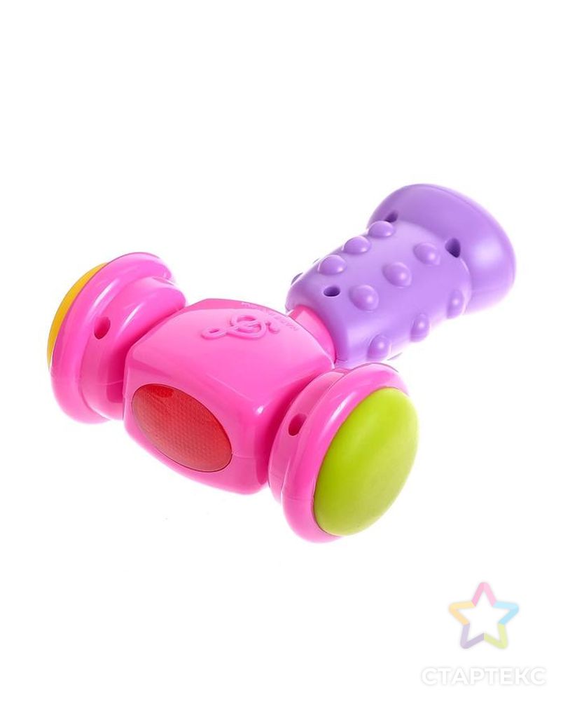 Развивающая музыкальная игрушка «Весёлый молоток», со световыми и звуковыми эффектами, цвета МИКС арт. СМЛ-77014-1-СМЛ0004534599 3
