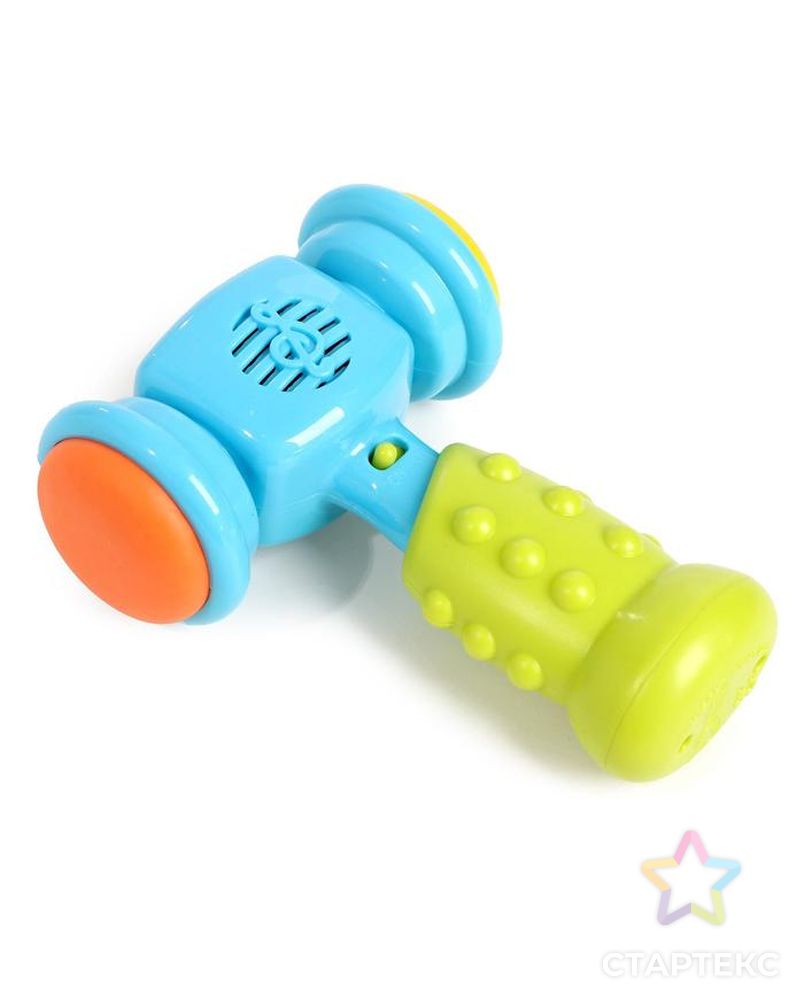 Развивающая музыкальная игрушка «Весёлый молоток», со световыми и звуковыми эффектами, цвета МИКС арт. СМЛ-77014-1-СМЛ0004534599 5